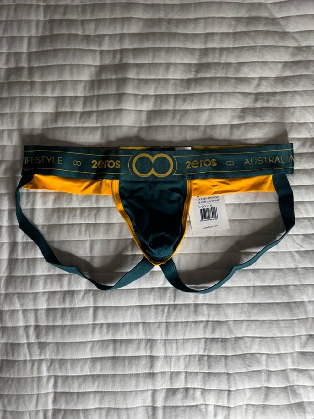 2EROS Green & Gold Jockstrap